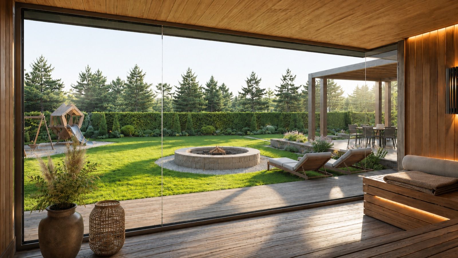 Nordale Forest Spa — infraszauna, erdei kilátással